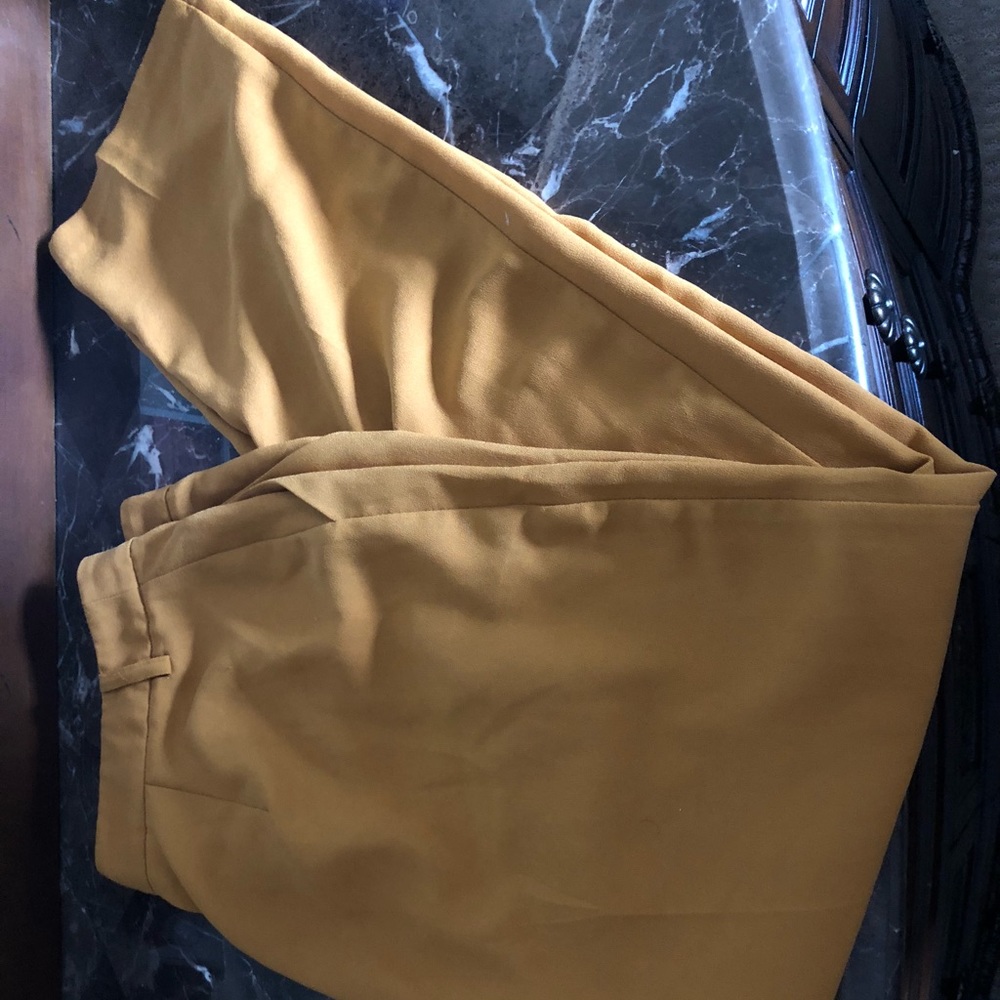Yellow trousers